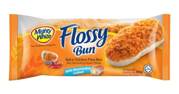 MIGHTY WHITE FLOSSY BUN